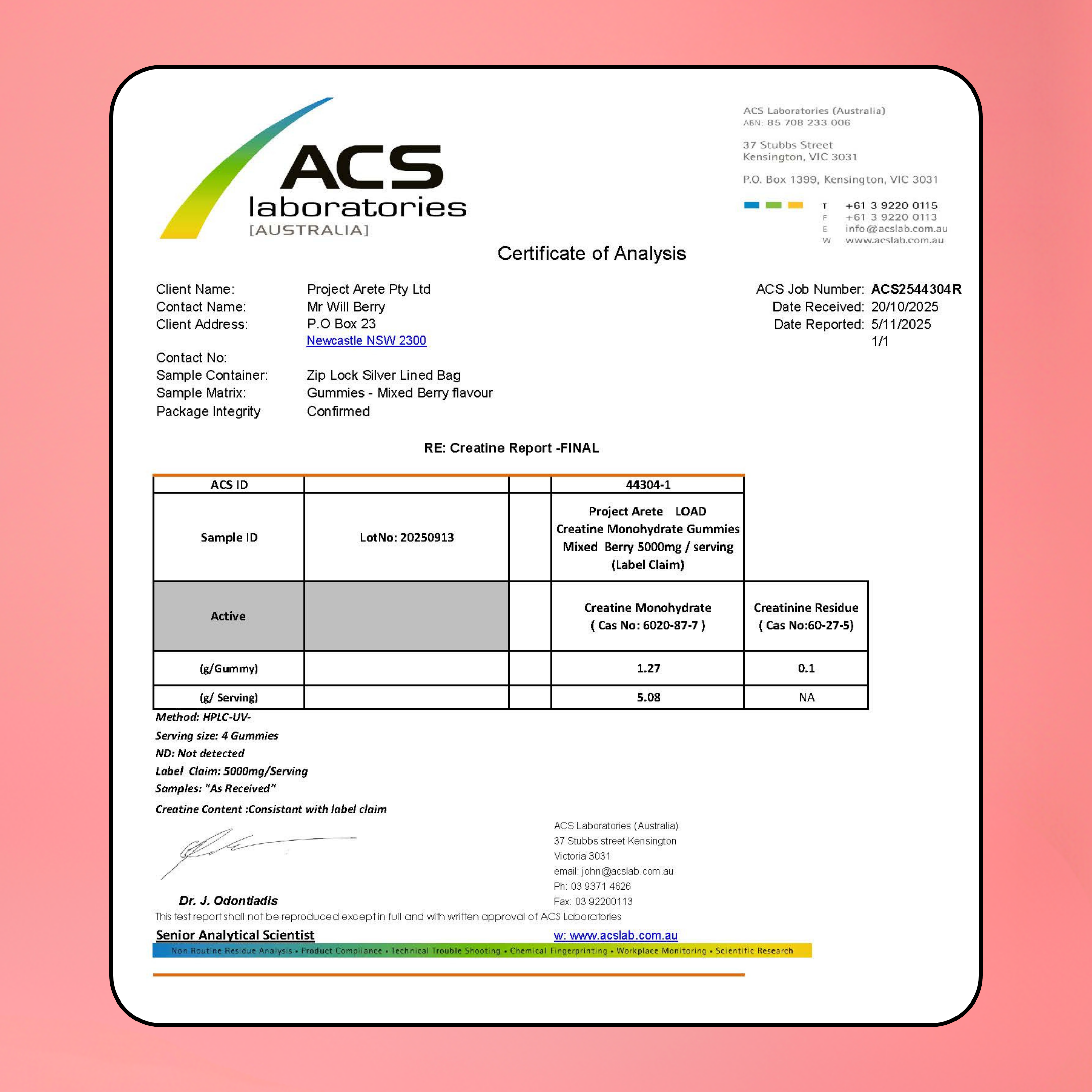 LOAD Creatine Gummies